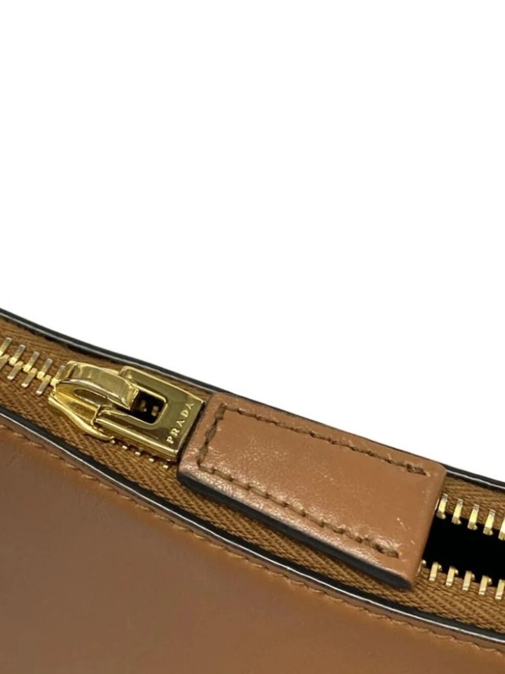 PRADA ARCE small leather shoulder bag 1BC194 Brown Leather Shoulder Bag - Picture 8 of 15